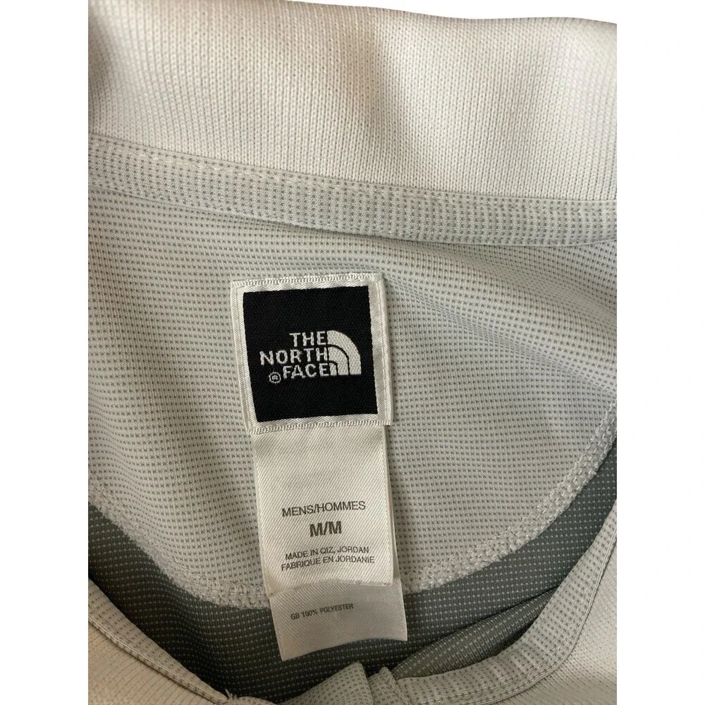 The North Face Men’s Polo Shirt M VaporWick Gray Performance Golf Hiking Top‎